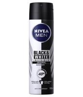 Nivea Men Deodorant Deospray Invisible Black And White 150ml - thumbnail