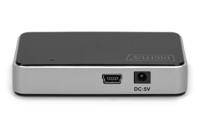 Digitus DA-70220 DA-70220 USB-hub 4 poorten USB-A USB 2.0 480 MBit/s Zwart, Zilver - thumbnail
