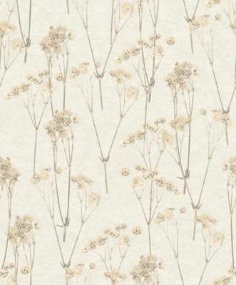 Decoprint Herbarium Behang met katoentakken - HE27240