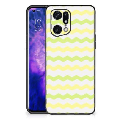 OPPO Find X5 Pro Back Case Waves Yellow
