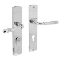 Intersteel achterdeurbeslag Helena PC72mm met kerntrekbeveiliging - chroom - thumbnail