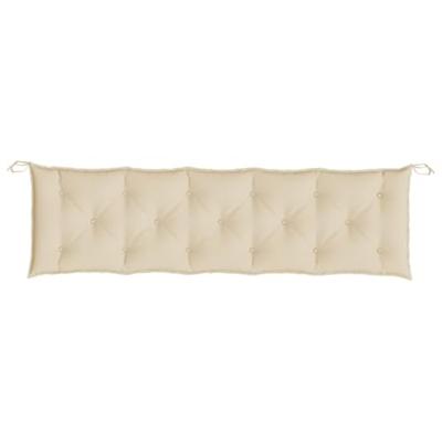 VidaXL Tuinbankkussen 180x50x7 cm oxford stof beige VidaXL Tuinbankkussen 180x50x7 cm oxford stof beige
