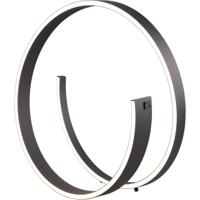 LED Tafellamp - Cinque Cinardi - 1 Lichtpunt van 21 Watt - Dimbaar - Aanpasbare Lichtkleur - Mat Zwart - Metaal - thumbnail