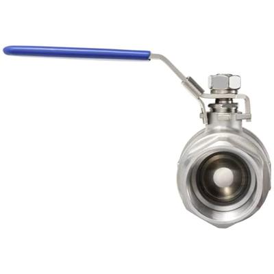 TRU COMPONENTS TC-2PC-DN40-316 TC-12770364 Standaard kogelkraan Schroefdraad (binnen): G1 1/2 64 bar (max) 1 stuk(s)