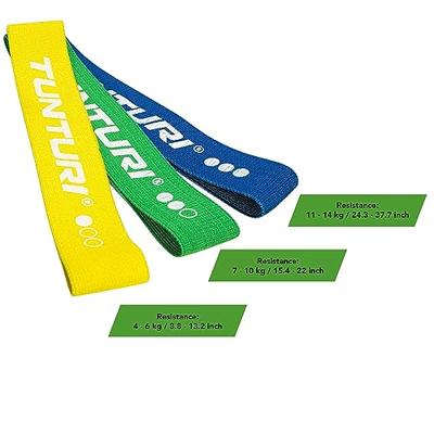 Tunturi Weerstandsbanden set l textiel l 3 sterktes