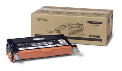 Xerox High-Capacity Printercartridge, Cyaan, Phaser 6180-Serie