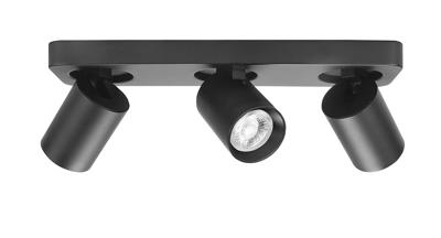 Highlight Spot Oliver 3 lichts balk zwart Highlight Spot Oliver 3 lichts balk zwart
