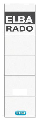 Elba Rado Plast rugetiket ft 4,4 x 15,9 cm, pak van 10 stuks