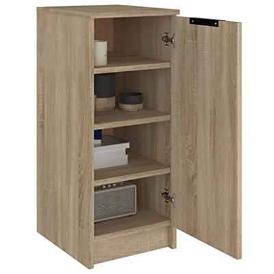 VidaXL Schoenenkast 30x35x70 cm bewerkt hout sonoma eikenkleurig VidaXL Schoenenkast 30x35x70 cm bewerkt hout sonoma eikenkleurig