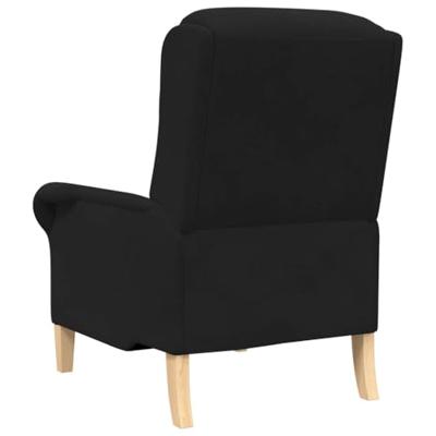 Fauteuil Zwart 76 x 94 x 102 cm Fluweel