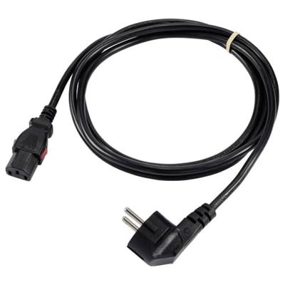 Sygonix SY-6733072 Apparaat (koud) Aansluitkabel Zwart 2 m Afsluitbaar