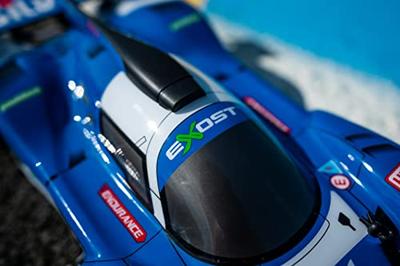 Politiewagen op Afstandsbediening Exost 24h Le Mans 1:14 Blauw