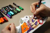 Uni POSCA paintmarker PC-3M, 1,5 mm, zeegroen - thumbnail