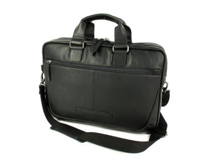 The Chesterfield Brand Seth - Leren Laptoptas - Zwart