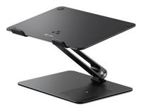 Alogic Elite Power MacBook stand with wireless charger - Black - thumbnail