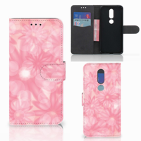 Nokia 7.1 Hoesje Spring Flowers - thumbnail