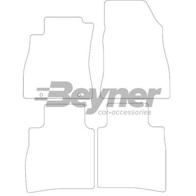 Automatten passend voor Nissan Pulsar 2014- 4-delig BL1546144