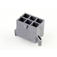 Molex 1720650006 Female header, inbouw (standaard) Totaal aantal polen: 6 Rastermaat: 5.70 mm Inhoud: 1 stuk(s) Tray - thumbnail