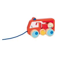 Goki houten trekfiguur brandweer 112 - thumbnail