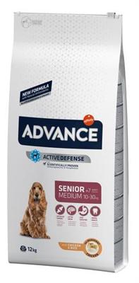 Advance Medium Senior met kip en rijst hondenvoer 2 x 12 kg