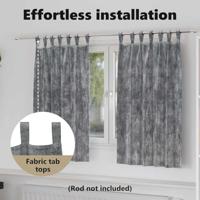 VidaXL Velvet gordijnen met gordijnen 2 pcs grijs 140 x 140 cm fluweel - thumbnail