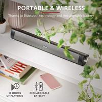 Trust Lino Draadloze Bluetooth Soundbar PC Speaker, Zwart - thumbnail
