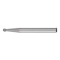 PFERD TOOLS 21211033 Freesstift Hardmetaal Bol Lengte 33 mm Afmeting, Ø 2 mm Werklengte 1.5 mm Schachtdiameter 3 mm 1 stuks - thumbnail