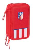 Driedubbele Pennenzak Atlético Madrid Rood 12,5 x 19,5 x 5,5 cm 36 Onderdelen - thumbnail