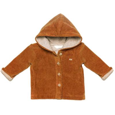 Moodstreet Petit baby vest Mo van biologisch katoen caramel Moodstreet Petit baby vest Mo van biologisch katoen caramel