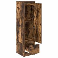 Highboard 29,5x34x119,5 cm spaanplaat gerookt eikenkleurig - thumbnail