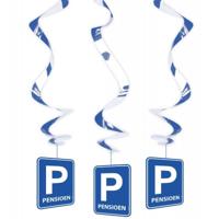Spiraal hangdecoratie Pensioen - thumbnail