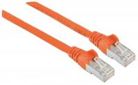 Intellinet 735971 RJ45 Netwerk Aansluitkabel CAT 6 S/FTP 20.00 m Oranje Vergulde steekcontacten - thumbnail