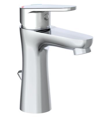 PICO ééngreepsmengkraan wastafel, chroom keramische schijven geluidsarme, verwisselbare 35 mm cartouche Eco-Click functie en kinderbeveiliging flexibele metalen aansluitslangen 1 ¼" (Ø ca. PICO ééngreepsmengkraan wastafel, chroom keramische schijven geluidsarme, verwisselbare 35 mm cartouche Eco-Click functie en kinderbeveiliging flexibele metalen aansluitslangen 1 ¼" (Ø ca.