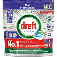 Dreft Platinum Regular vaatwastabletten, pak van 75 capsules - thumbnail