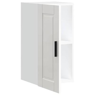 Keukenwandkast Porto bewerkt hout hoogglans wit Keukenwandkast Porto bewerkt hout hoogglans wit