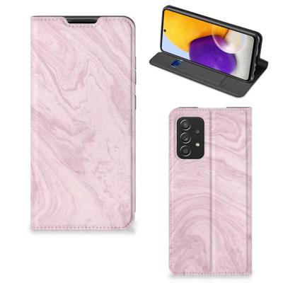 Samsung Galaxy A72 (5G/4G) | Standcase | Marble Pink - Origineel Cadeau Vriendin