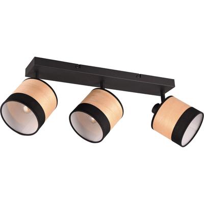 Mat Zwarte LED Plafondlamp 3-Lichts - E14 Fitting - Max 10W