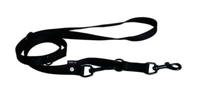 Martin hondenriem multipurpose nylon zwart - thumbnail