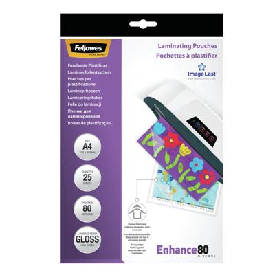 Fellowes lamineerhoezen ft 210 x 297 mm, 160 micron (2 x 80 micron), glanzend, pak van 25 stuks Fellowes lamineerhoezen ft 210 x 297 mm, 160 micron (2 x 80 micron), glanzend, pak van 25 stuks