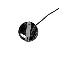 QAZQA Moderne hanglamp zwart met smoke glas - Drop - thumbnail