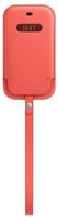 Apple iPhone 12 Mini Leren Sleeve MagSafe Pink Citrus - thumbnail