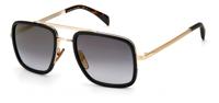 Zonnebril Heren David Beckham DB-7002-S-RHL-FQ Gouden ø 54 mm - thumbnail