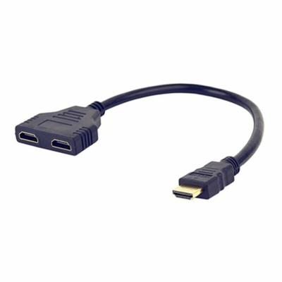 Gembird DSP-2PH4-04 HDMI kabel HDMI Type A (Standaard) 2 x HDMI Type A (Standard) Zwart