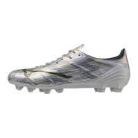 Mizuno Alpha II Pro Gras Voetbalschoenen (FG) Zilver Grijs Goud - thumbnail