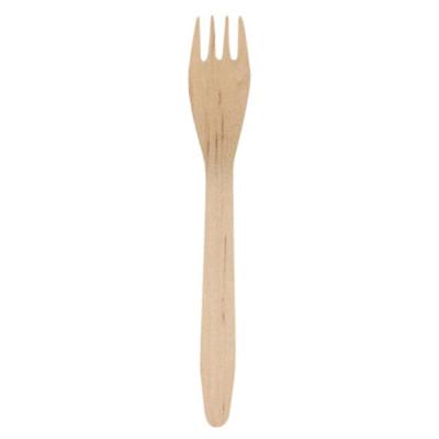 Vork IEZZY 160mm hout 100 stuks Vork IEZZY 160mm hout 100 stuks