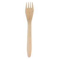Vork IEZZY 160mm hout 100 stuks - thumbnail