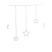 Wire Curtain 364 l en 200 x 80 cm Led Classic Warm (3 cm Between Led Anna's Collection - Annas collection - thumbnail