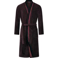 Cawö Cawo Heren Home Kimono 60 4839 rood-zwart - thumbnail
