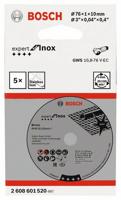 Bosch Professional Doorslijpschijf PRO Stainless Steel and Metal 76x10mm VE=5 - 2608601520 - thumbnail