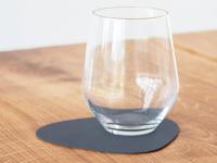 LIND DNA - Glass Mat Curve - Onderzetter 11x13cm Nupo Dark Blue - thumbnail